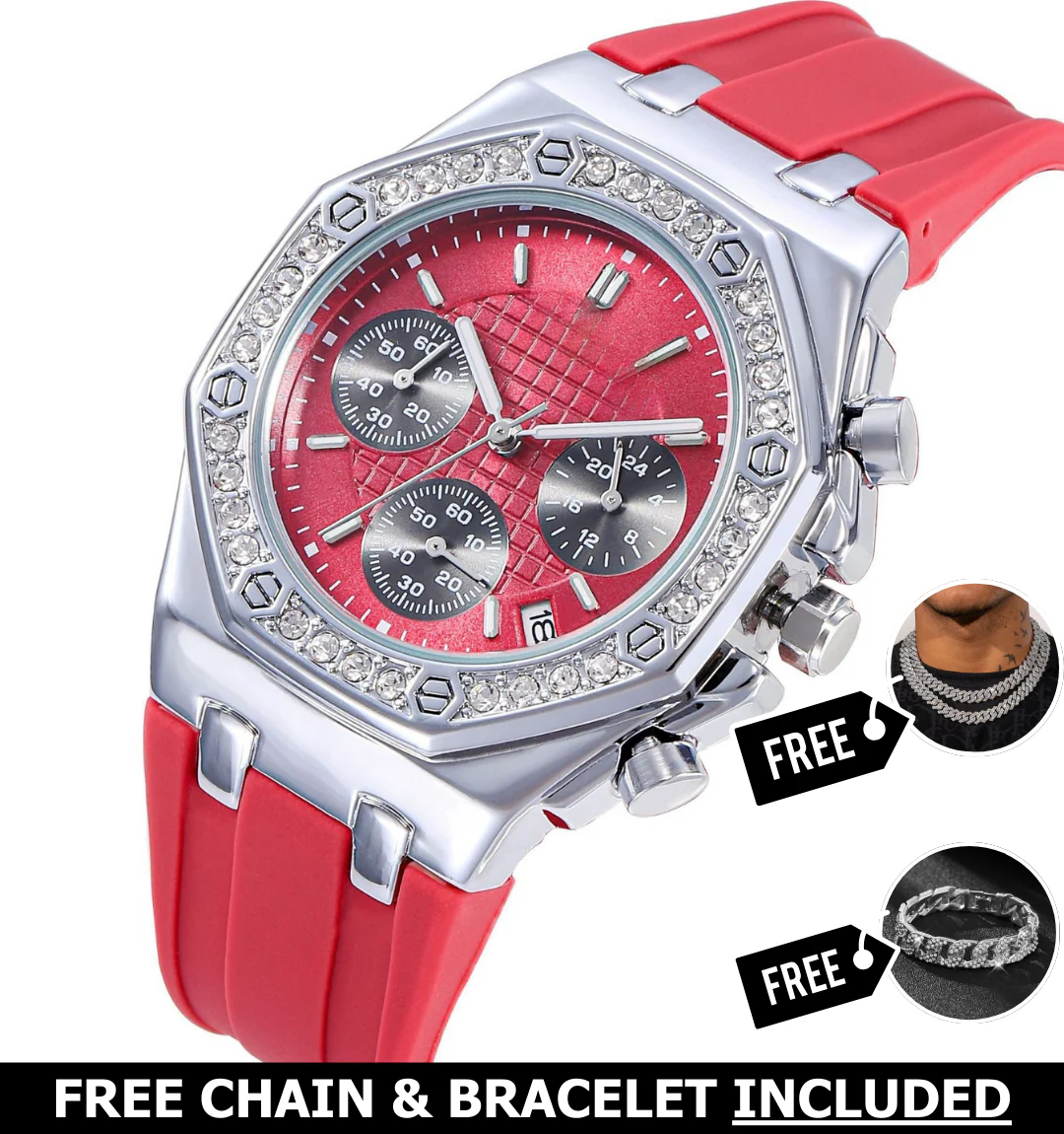 Azure Royale Chronograph Watch - Image 5