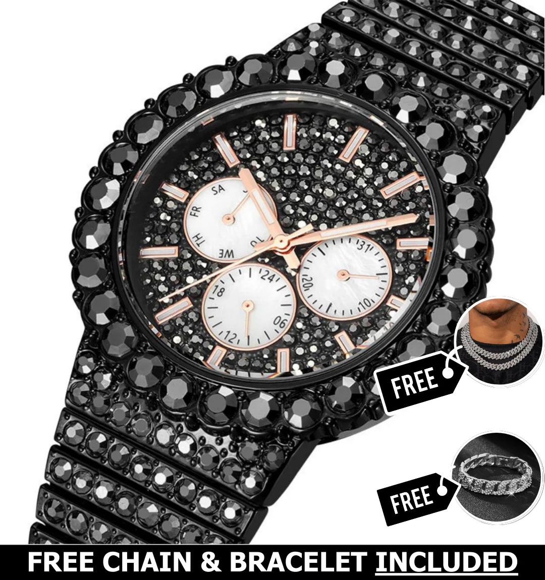 Celestial Iced Out Watch - Image 5