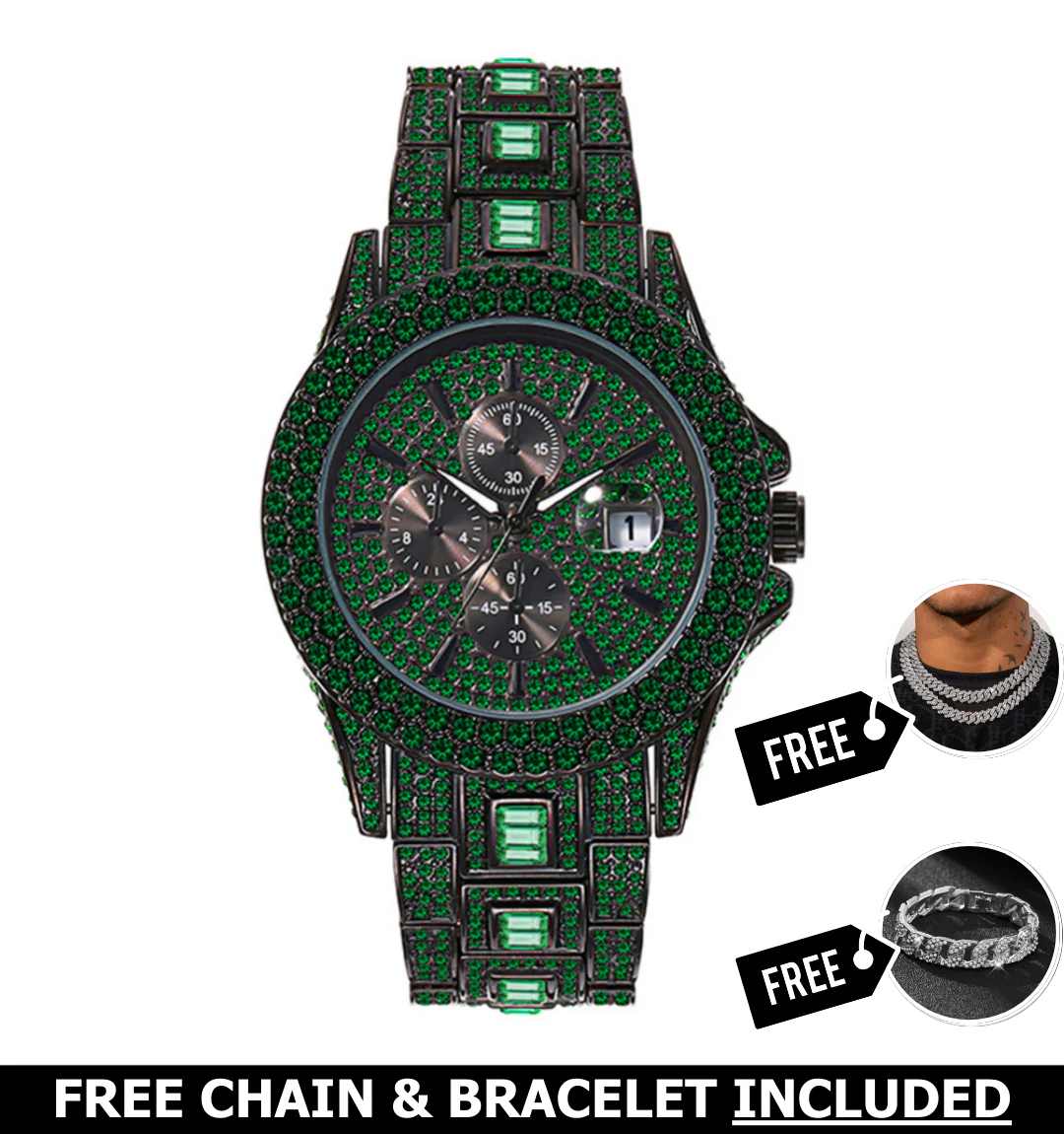 Kraken Iced Out Watch - Image 4