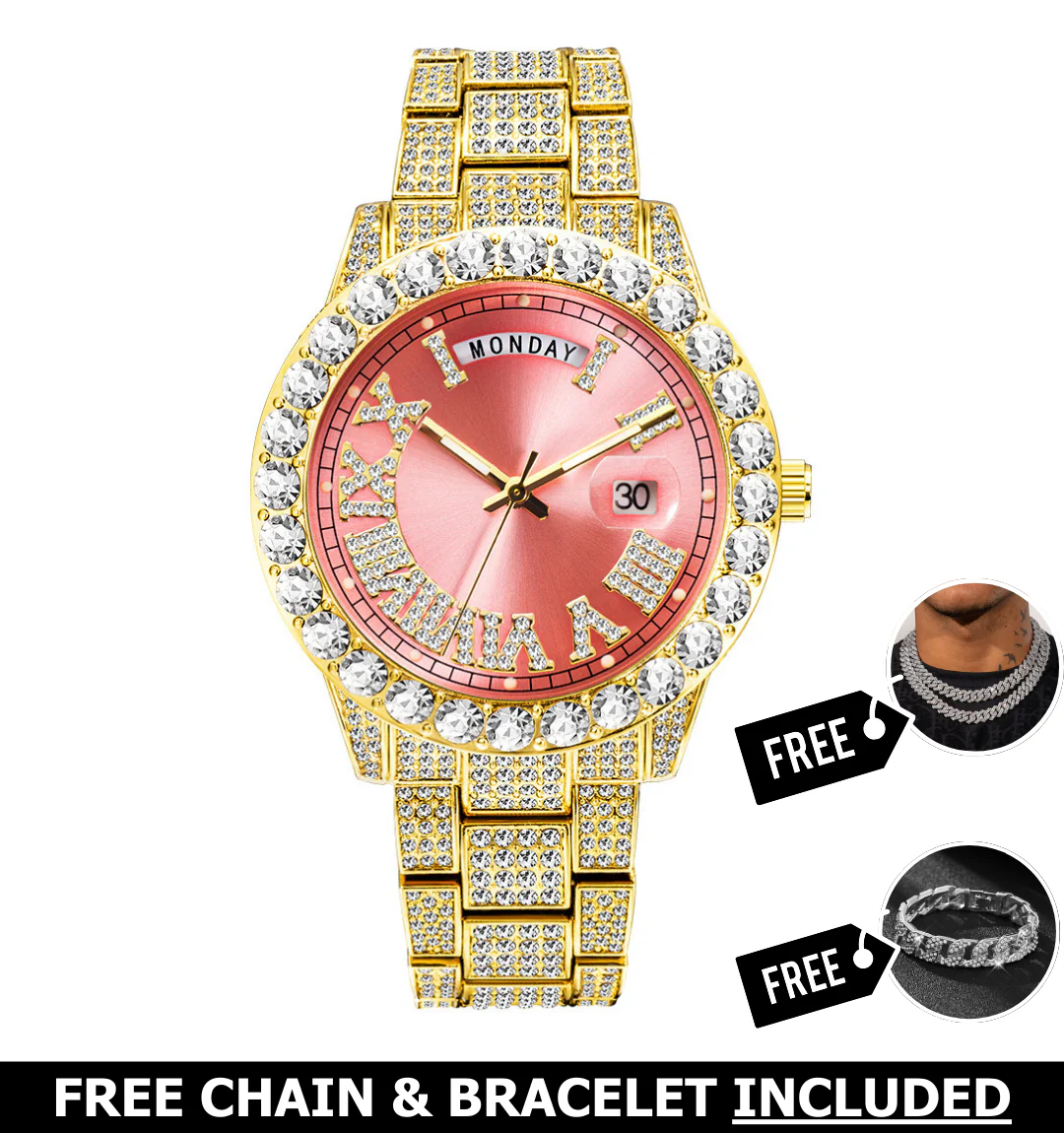 Armani Iced Out Watch - Image 7
